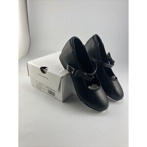 NEW Weissman Mary Jane Black Matte Tap Shoe, Style W700, Size 13.5CM